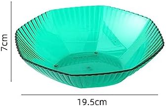 Fruit Bowls 3 PCS Fruit Plate Light Luxury Style Plate Modern Living Room Household Coffee Table Fruit Plate Snack Snack Plate fruit basket (Color : 06)