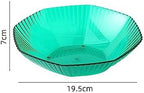 Fruit Bowls 3 PCS Fruit Plate Light Luxury Style Plate Modern Living Room Household Coffee Table Fruit Plate Snack Snack Plate fruit basket (Color : 06)