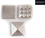 Zinc Vastu Pyramid Set (1.5 Inch, 3 Layers) – Vastu Dosh Remedies for Home & Office | Ideal for North East Direction | Bedroom, Kitchen, Study, Meditation Room Use | Vastu Shastra उपाय