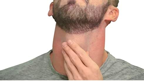 Quality Time Beard Neckline Shaper Guide: the Original Premium Hands-Free, Durable, Adjustable, Beard Template, Do-it-yourself Neck Haircut Tool, Beard Lineup Shaping Guard/Stencil, Made in USA