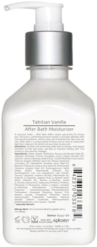 Epicuren Discovery Tahitian Vanilla After Bath Body Moisturizer, 8 oz.
