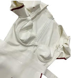 Generic Women's Sexy Latex Nurse Costume for Women Unisex Nursing Dress White