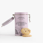 Cartwright & Butler - Strawberry & White Chocolate Biscuits Tin
