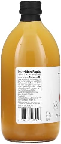 Organic Apple Cider Vinegar, 16.9 fl oz (500 ml), Madhava Natural Sweeteners