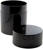 Coffeevac 1/2 LB – Patented Airtight Container | Multi-use Vacuum Container Works as Smell Proof Containers for Ground Coffee and Coffee Bean Containers. Black Cap and Body