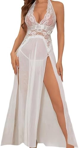 Lingerie for Women Sexy Lingerie and Panty Sets Robes 2 PCS Lace Sexy Pajama Sleepwear Nightgowns Outfits for Women