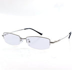 Computer Reading Glasses Mens Womens Half Rim +1.75 Silver Color Radiation Protection Readers