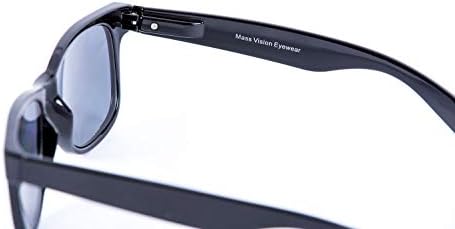 Mass Vision 3 Pair of Unisex Reading Sunglasses - Full Frame Sun Readers (non bifocal) with Spring Hinges & UV400 Protection