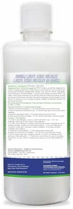 Sodium Lauryl Ether Sulphate (500 ml / 16.9 fl oz) - Cosmetic Grade Liquid Surfactant for Shampoos Body Washes Cleansers & DIY Formulations