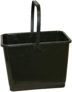 Mallory 864 Bucket with Handle, 2 Gallon Capacity, Black, 2 Gallon (256 Ounces)