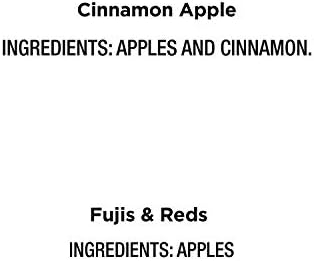 Bare Baked Crunchy, Apples Fuji & Reds and Cinnamon Variety Pack, 0.53 Ounce (Pack of 16)