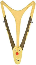 Christmas Gag Gifts for Men, Reindeer Mankini Men Funny Thongs Underwear with Bells Pranks for White Elephant Exchange Gifts, Valentine's Day, Xmas
