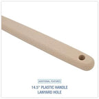 Boardwalk BWK4320 20 in. Long Polypropylene Fill Handle Utility Brush - Tan
