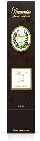 Armeniac King’s Tea – 100% Natural Wild Crafted Loose Leaf Herbal Tea in a T-Stick | Premium – Wellness – Artisan – 10 Single Serve Steeps T-Sticks
