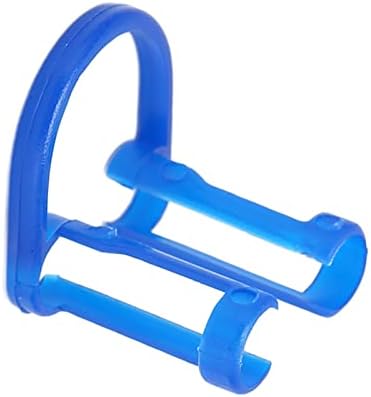 Cotton Roll Holder Clip, Dental Isolator Tools Blue 100PCS for Clinic for Mouth Supplies