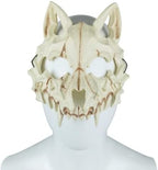 Halloween Adult Children Masquerade Cosplay Japanese Style Skeleton Animal Bone Mask,Skeleton Wolf Dragon Tiger Beast Mask