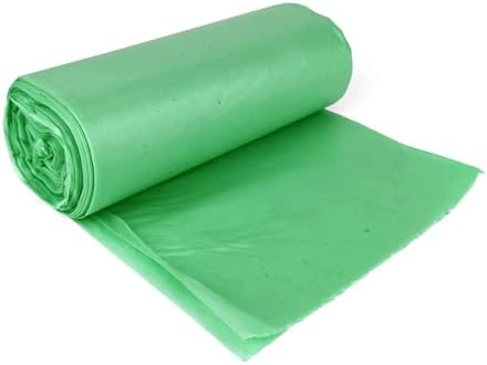 D.RECT Bin Bags 35L - Bin Liners 20 Pieces - Rubbish Bags - Bin Bag Perfect for Everyday Use, Household, Office, Kitchen & Caterers, Green