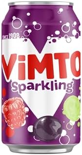Vimto Fizzy Mixed Fruit Juice Drink, 6 x 330ml