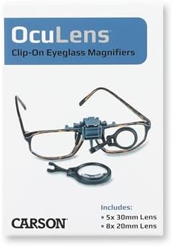 Carson OcuLens Clip-On Eyeglass Magnifier Set (OL-57)