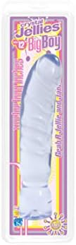 Doc Johnson Crystal Jellies - 12 Inch Big Boy - Clear