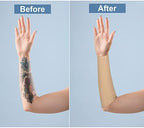 Vicenpal 2 Pairs Tattoo Cover up Sleeve Forearm Arm Sleeves for Women Men Compression Tattoo Upper Arm Cover(Nude)
