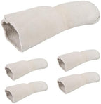 5Pcs Leather Finger Protection Cover Hand Sewing Finger Guards DIY Jewelry Making Crafting Tools(5pcs Fingers Protectors)