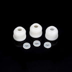 StonyLab Plastic Screw Caps Replacement Caps for Thermometer Inlet Adapter 14/20, 19/22 and 24/40, 3-Pack