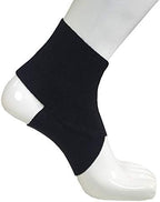 Champion Figure-8 Ankle Support, Light Elastic Compression Brace, Muscle Joint Recovery, Black, Large