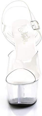 Pleaser Women's Asp608/c-b/c Platform Sandal