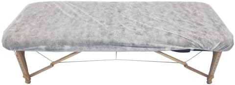 FancyStyle Pack of 24 Disposable Fitted Massage Table Sheets and Fitted Headrest Covers 86 x 35 White