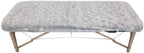 FancyStyle Pack of 24 Disposable Fitted Massage Table Sheets and Fitted Headrest Covers 86 x 35 White