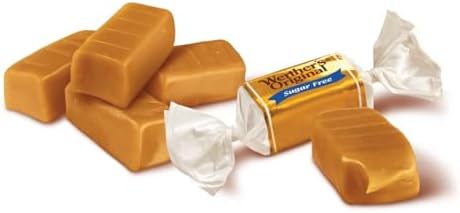 Werther's Original Sugar Free Chewy Caramels, 7.7 oz., Individually Wrapped - Pack of 3