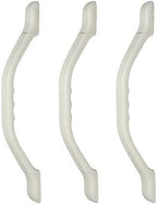 Manufacturers' Select ITC Weather Resistant Molded RV Grab Handle, Entry Step Support Grab Bar for RV, Boats, and Trailers (Bright White - 3 Pack) (X002E3Z60L)