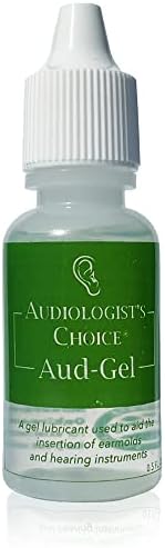 Audiologist's Choice AUD-Gel Earmold and Hearing Aid Lubricant 0.5oz Bottle - Lubricant Gel for Ear Plugs, Hearing Aids, Earmolds, and Other Earpieces…