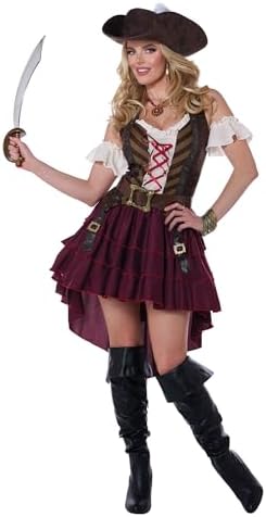 Sexy Swashbuckler Captain Costume X-Small Multi