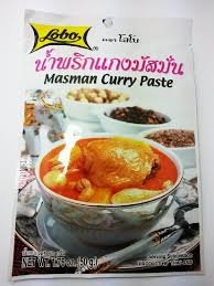 LOBO Massaman Authentic Thai Curry Paste 5 packs of 50g