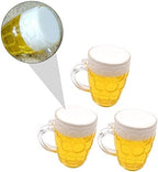 PRETYZOOM Birthday Cake Decorations 3pcs Beer Mugs Cake Ornaments Simulation Beer Dec