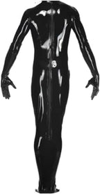 Latex Sleeping Bag Body Bag Crotch and Back Zipper Rubber Tight Sleep Sack