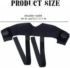 Double Shoulder Brace, Adjustable Shoulder Support Brace, Breathable Protective Rotator Cuff Strap for Sleep, Sport & More, L/XL