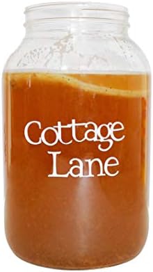 Raw Apple Cider Vinegar Starter Kit with Extra Large Mother Culture Makes a Gallon of Quality ACV at Home
