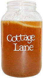 Raw Apple Cider Vinegar Starter Kit with Extra Large Mother Culture Makes a Gallon of Quality ACV at Home