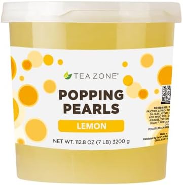 Tea Zone 7 lbs Lemon Popping Pearls