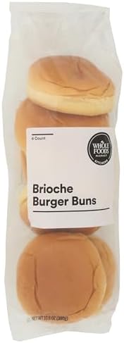Whole Foods Market Kitchens Brioche Hamburger Bun, 10.59 OZ
