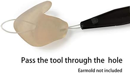 Hearing Aid Tube Puller - Custom Ear-Mold Tubing Replacement Tool Wire Loop