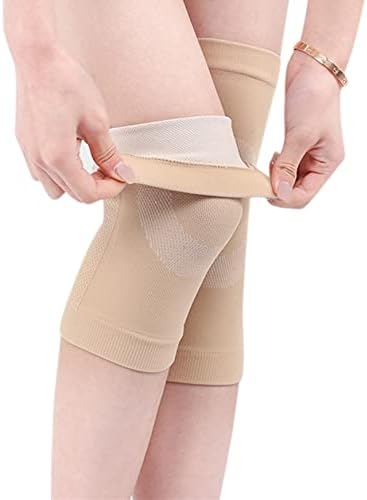 JUMISEE 1 Pair Compression Knee Sleeve for Men Women, Cotton Knee Brace Leg Support for Running Pain Management Arthritis Pain Relief Rheumatism