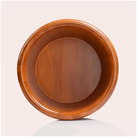 Solid Wood Foot Tub, Foot Baths Wood Foot Tub, Foot Tub Wooden Foot Basin Large Foot Bath Spa Tub,Sauna Wooden Bucket,Relax Pedicure Foot Bath,Foot and Leg Spa for Adults,