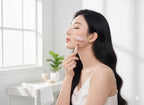 Rose Quartz Natural Stone Curved Facial Roller & Guasha Set - Jade Facial Massage and Face Sculpting Tool by Ikisatori (Rose Quartz)