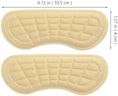 MAGICLULU Replaceable Heel Cushion Inserts 4 Pairs Wear-Resistant Adhesive Heel Liners with Soft Pads for Women’s Shoes and Flats