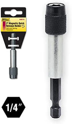 IVY Classic 44614 1/4" x 3" Magnetic Quick Release Bit Holder, Impact Plus, 1/Card