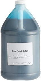 Shank's Blue Food Coloring - 1 Gallon Jug of Vibrant Blue Liquid Dye for Bulk Food Coloring Needs, Perfect for Baking and Cooking Recipes